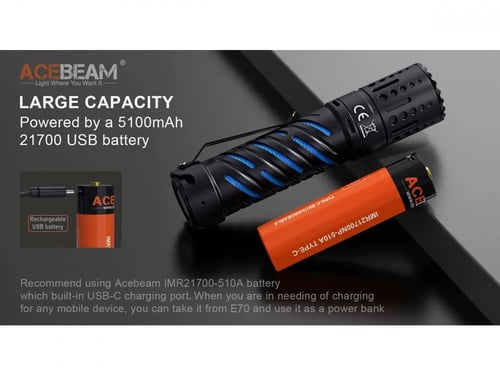 كشاف Acebeam E70