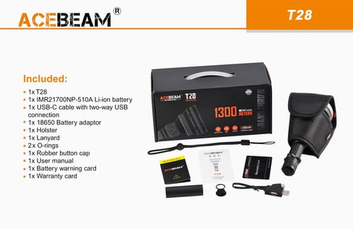 كشاف يدوي Acebeam T28