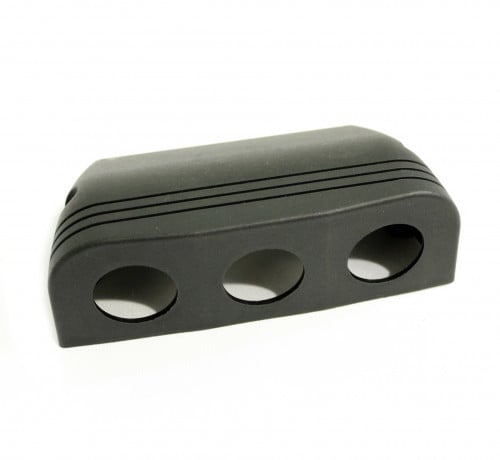 غطاء USB دائري 3 مخرج اسود