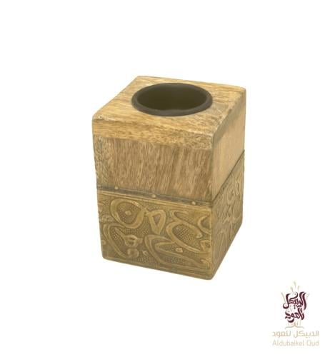 مبخرة خشبية بحروف عربيه هندية
