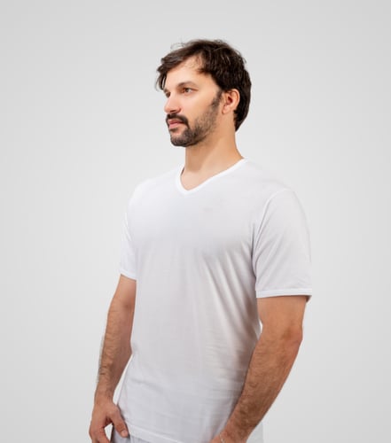 فنيلة داخلية رجالية قطن سبع ( من شادن )