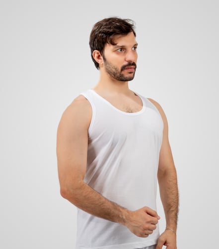 فنيلة داخلية رجالية قطن علاقي ( من شادن )