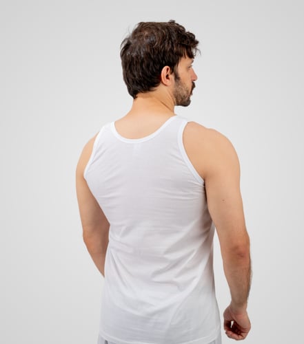 فنيلة داخلية رجالية قطن علاقي ( من شادن )