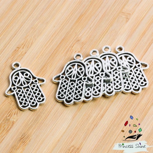 737 - تعليقة كف فضي | جملة