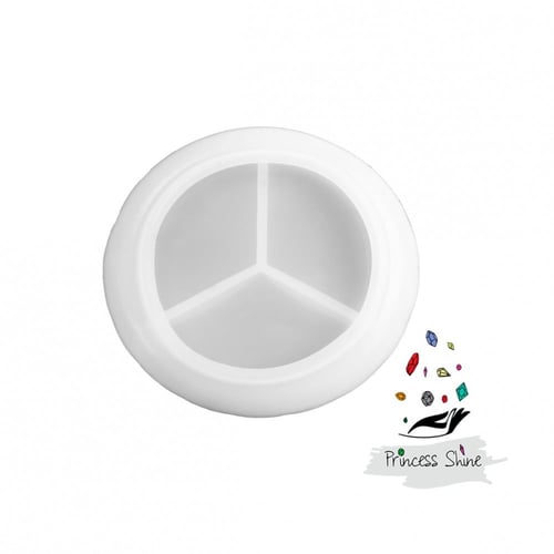 706 -قالب سيليكون صحن دائري متعرج