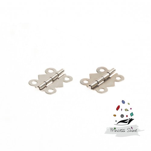 422 - مفصل صناديق صغيرة لون فضي