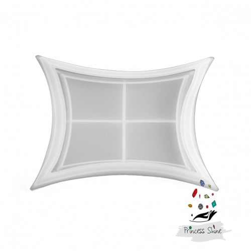 707 - قالب سيلكون صحن بشكل مميز من الزوايا