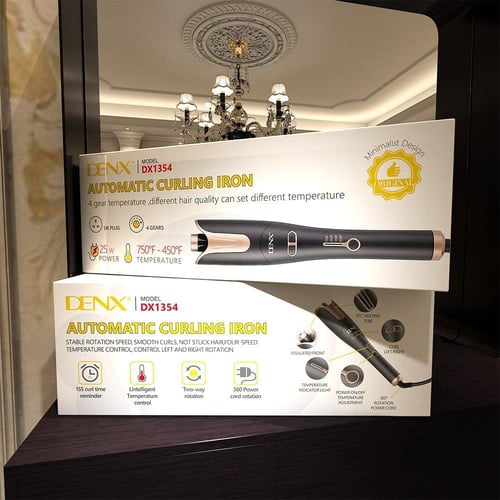 جهاز مجعد شعر اوتوماتيكي من السيراميك للشعر الكيرل...