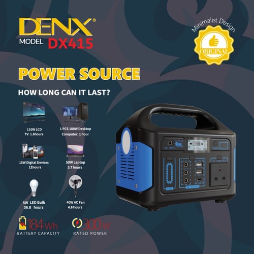 مولد كهرباء 300 واط سهلة التنقل