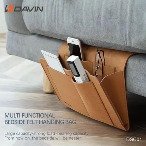 منظم ادوات للاريكة والسرير بجيوب متعدده-بني