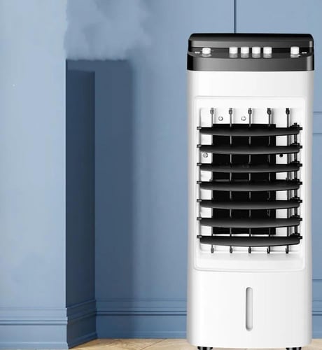 مكيف صحراوي متنقل يعمل بالماء بسعة خزان 4 لتر, مصم...