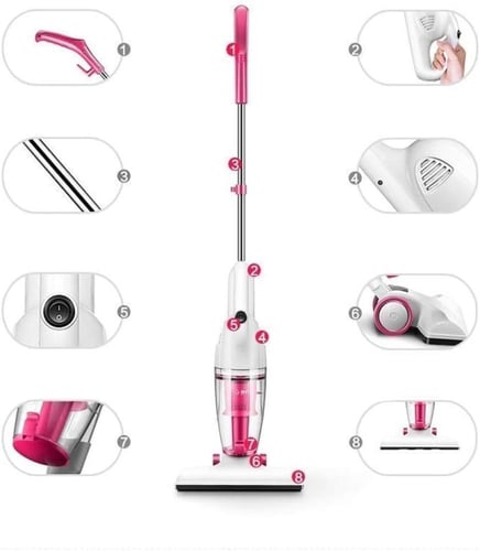 مكنسة كهربائية منزلية يدوية بقوة 500 واط بسعة 1.5...