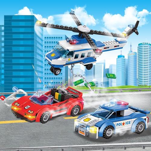 لعبه مدينة الشرطة تركيب ليجو