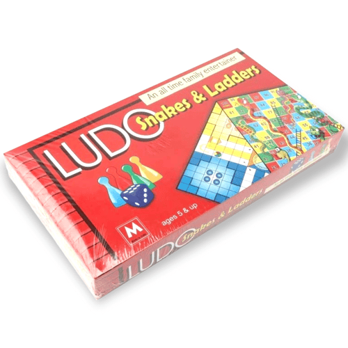 لوح لعب لودو + سلم و ثعبان