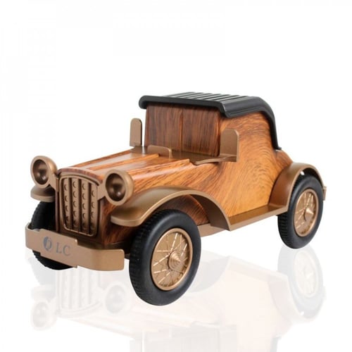 مكبر صوت كلاسيكي على شكل سيارة بتقنية البلوتوث - ب...