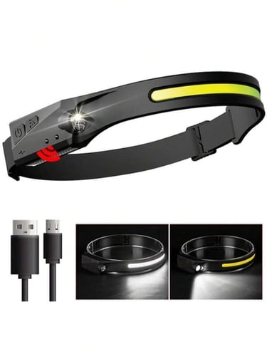 كشاف رأس ( مصباح راس بمستشعر حركة) LED HEAD LAMP D...