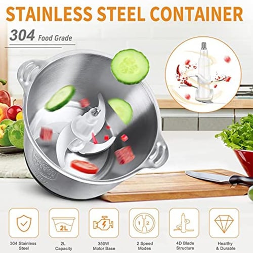 مفرمة لحم وقطاعة متعددة الوظائف بقوة 850 واط 5L مف...