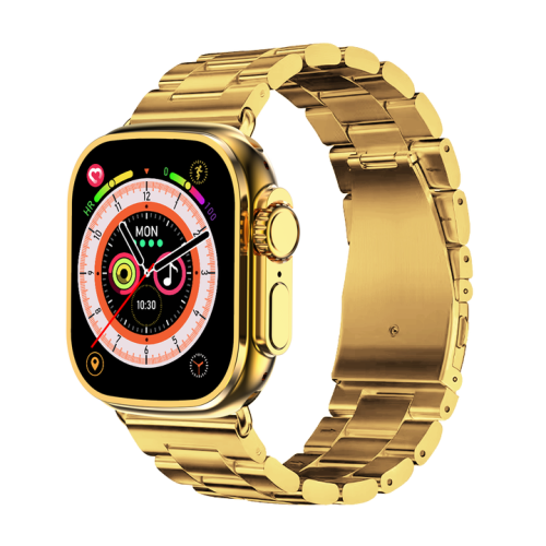 ساعة شبيهة ابل الترا الذهبية المميزة