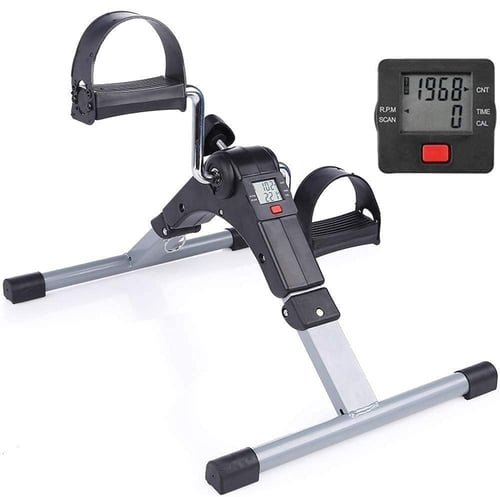 دراجة تمارين منزلية صغيرة بدواسة لتمارين الساق وال...