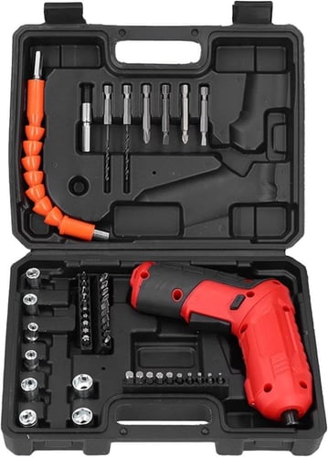 دريل لاسلكي الكتروني ذكي للفك والتركيب مزود بجميع...