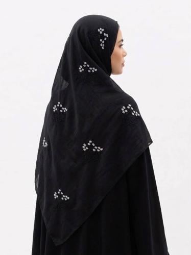 طرحة ميس لينن لون اسود