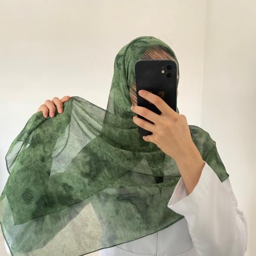 طرحة شيفون مموجة E