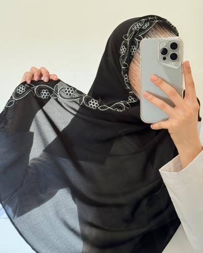 طرحة ملاك ليزر لون اسود