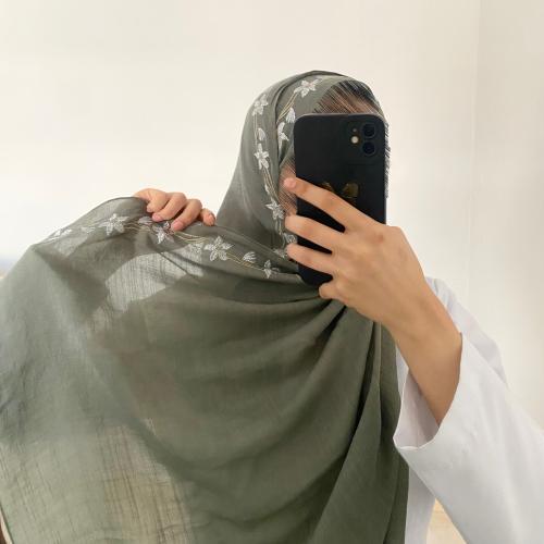 طرحة حور لينن لون اخضر