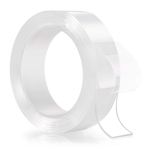 لاصق شفاف ذو وجهين طوله 3 يارد