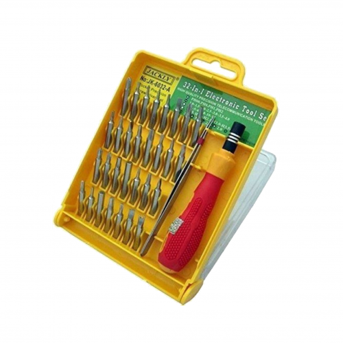 طقم مفك جوالات ونظارات طبية