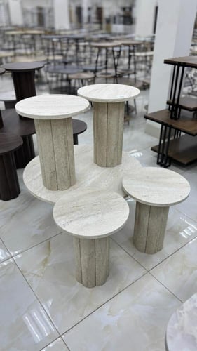 طقم طاولات تركي مودرن عدة الوان