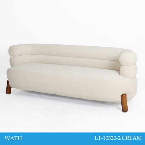 كنبة مودرن ارجل خشبي