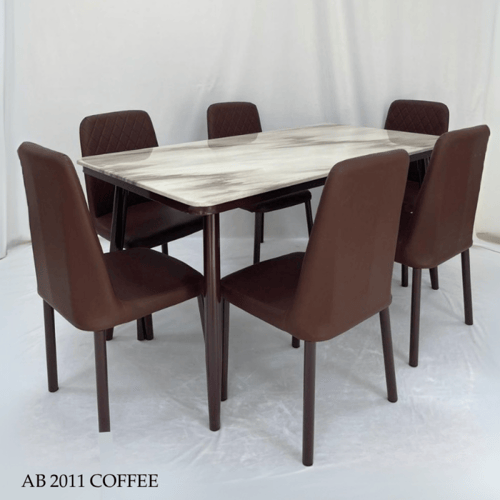 طقم طاولات رخام 6و4 كراسي عدة الوان