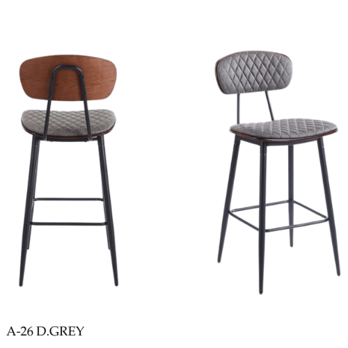 كرسي بار جلد عدة الوان