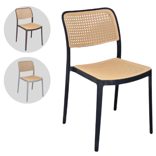 طقم 4 كراسي كافيهات راتان عدة الوان