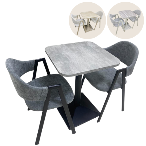 طقم طاولة وكرسيين عدة ألوان