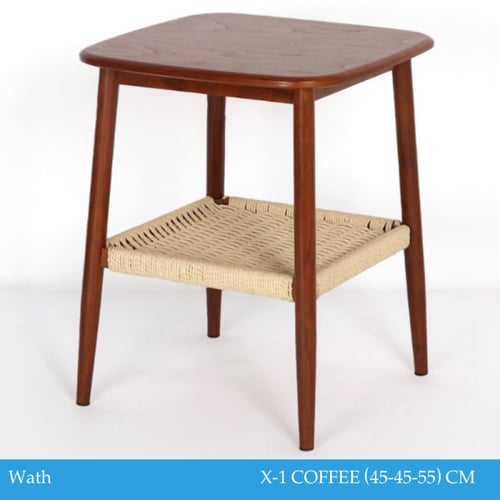 طاولة قهوة مقاس 45 سم لون كوفي