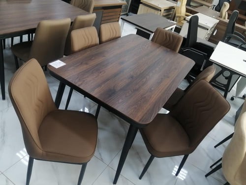طقم طاولة طعام 4و6 كراسي عدة ألوان