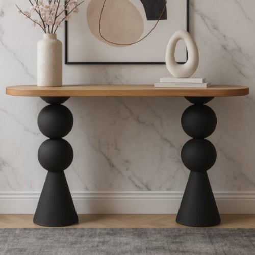 طاولة مدخل خشب عدة ألوان