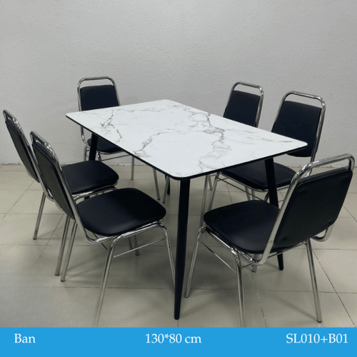 طقم طاولة طعام 6 كراسي عدة ألوان