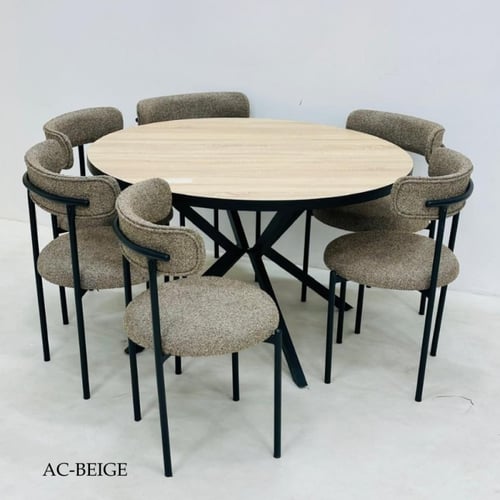 طقم طاولة طعام 6 كراسي عدة الوان