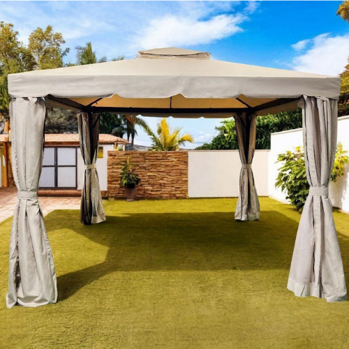 مظلات خارجية عدة مقاسات لون بيج