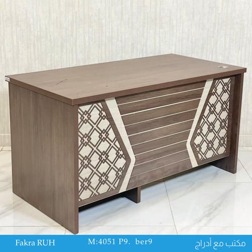 مكتب مع أدراج 100و120و140 سم عدة ألوان