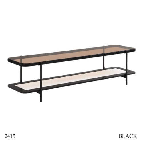 طاولات بلازما زجاج وخشب 160 سم عدة الوان