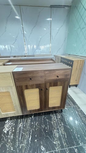 دولاب راتان بني 80و100و120 سم