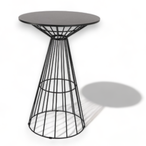 طاولة بار بلون أسود مقاس 70 سم