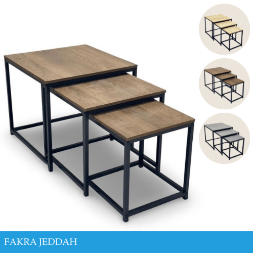 طقم طاولات خدمة عدة ألوان