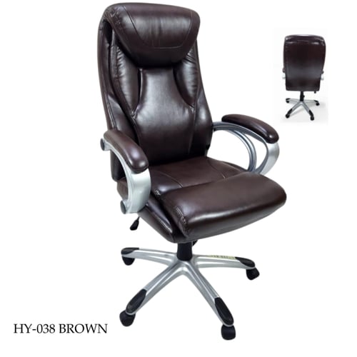 كرسي مكتب جلد مريح عدة الوان