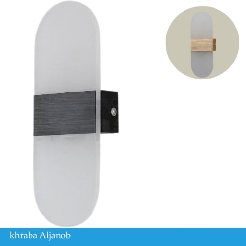 إضاءة جدارية بشكل عصري عده الوان