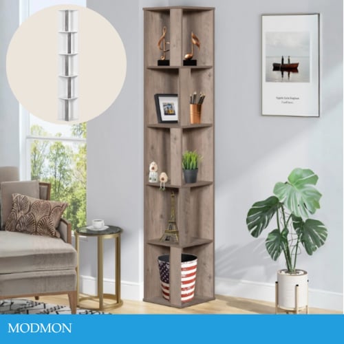 وحدة رفوف بزاوية عدة الوان